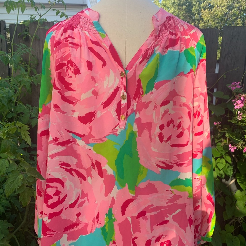 Lilly Pulitzer silk blouse